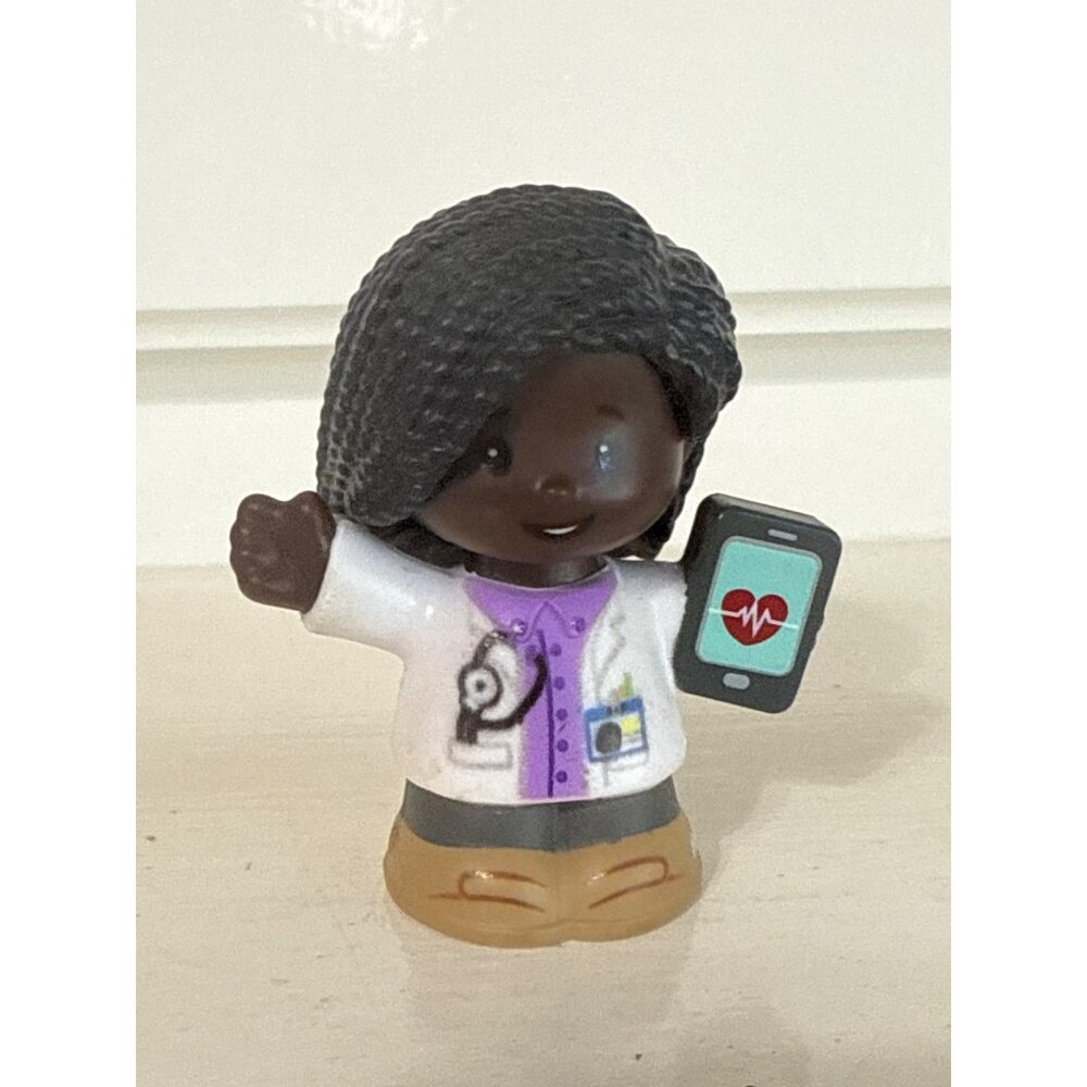Fisher Price Little People African American Women Hospital Doctor 2016 Action Fi